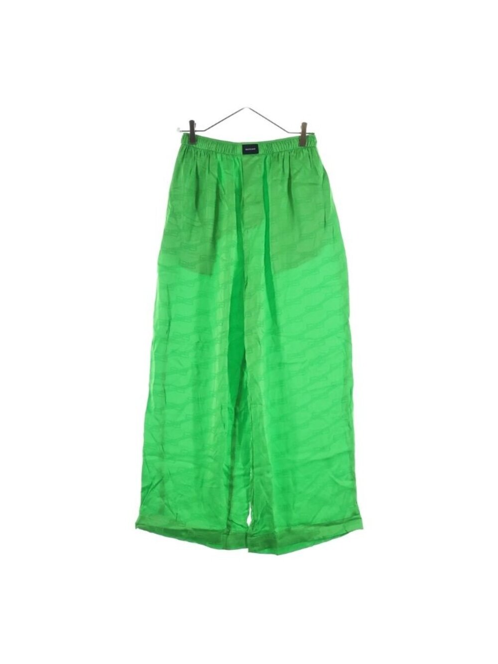 Balenciaga BB Monogram Pajama Pants Green